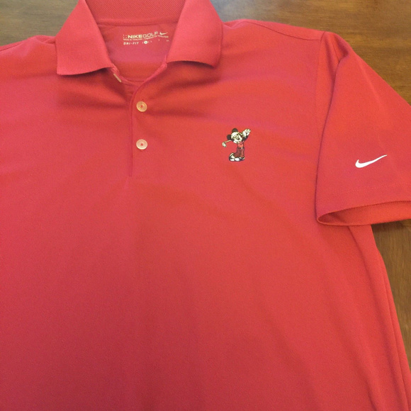 mickey mouse nike polo